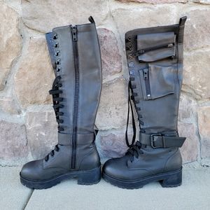 Current Mood Pocket Combat Boots